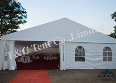 Isolation phonique légère de tentes d'événement de mariage avec le tissu supérieur blanc de PVC de toit