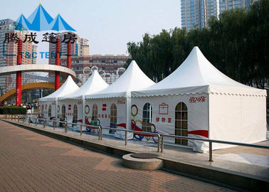 Tente en aluminium 5x5M d'auvent de pagoda de cadre 6x6M avec le double textile enduit de polyester de PVC