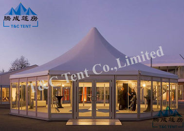 Les tentes commerciales de partie de forme de pagoda déchirent résistant avec la structure métallique de cadre léger