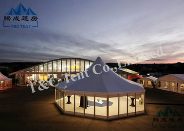Hôtel de luxe de tente de Bell de décoration, tente extérieure d'événement de taille sélectionnable