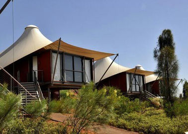 Grande tente de Bell de luxe d'hôtel de safari de Glamping 1 ans de garantie