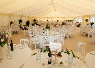Chapiteau blanc d'envergure d'espace libre d'alliage d'aluminium des tentes 20x30m d'événement de mariage d'auvent de PVC