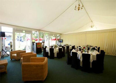 tentes extérieures blanches de mariage de cadre en aluminium imperméable léger de 20x50m