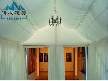 Tente imperméable de haute résistance blanche de noce de résistance au feu de PVC pour le divertissement extérieur