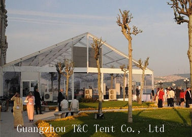 Tente de partie de restaurant ou de jardin 20x40, tente extérieure d'événement d'espace libre avec le toit transparent de PVC