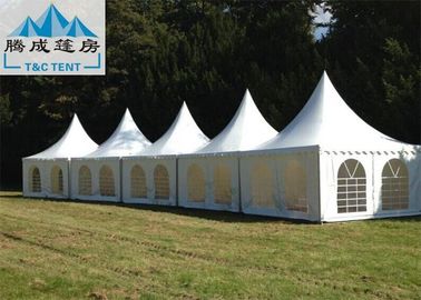 Tente blanche 8x8M, style extérieur de partie de chapiteau de PVC d'alliage d'aluminium d'Européen de tente de mariage