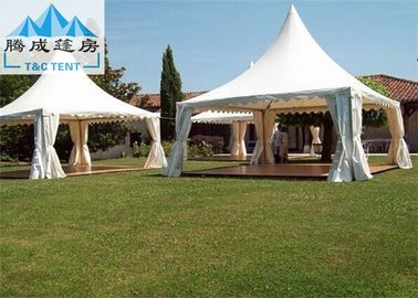 Tente blanche 8x8M, style extérieur de partie de chapiteau de PVC d'alliage d'aluminium d'Européen de tente de mariage