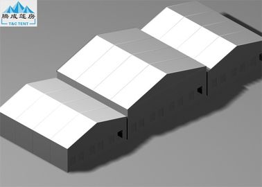 20x18m et 15x18m transparents une tente de chapiteau de forme avec les murs blancs de PVC pour l'entrepôt/mariage