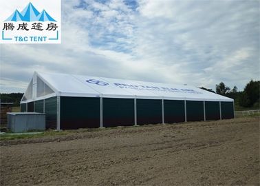 Tentes galvanisées de manifestation sportive de l'acier 30x50m, chapiteau blanc d'aluminium de toit de PVC
